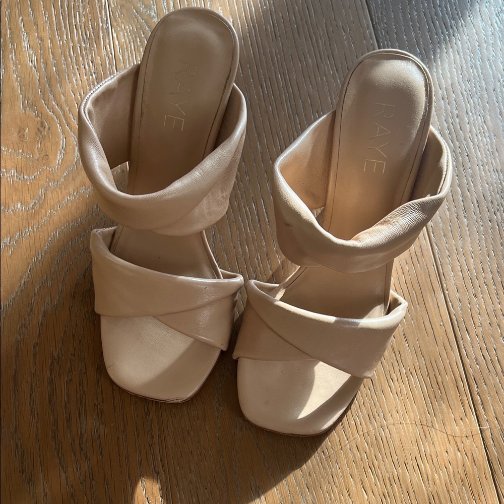 RAYE Women's Cream Mules
